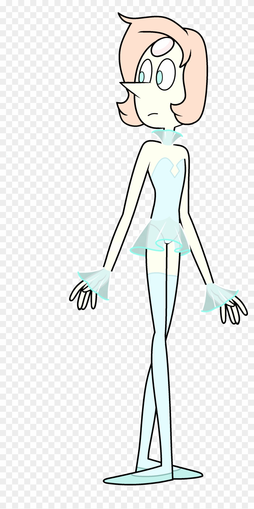 White Diamond Pearl - Da Pérola Branca Do Steven Universo Clipart