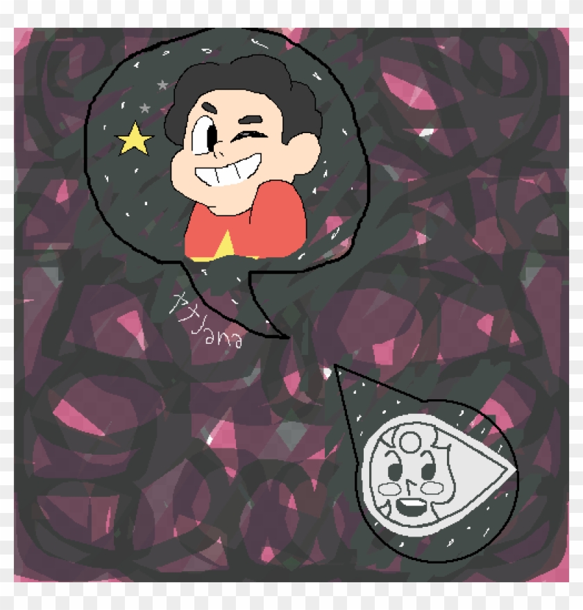 Steven Universe And Pearl Point - Cartoon Clipart