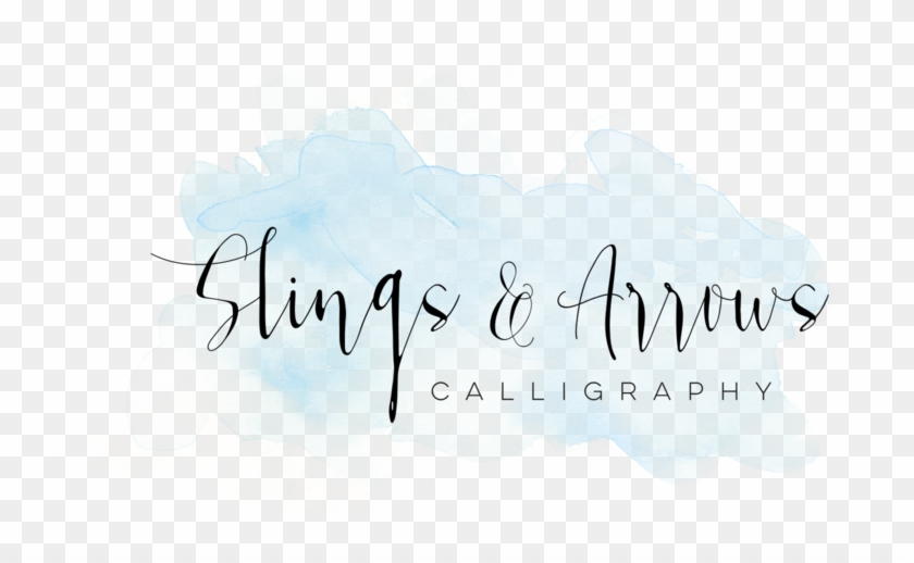 Slings And Arrows Final - Calligraphy Clipart