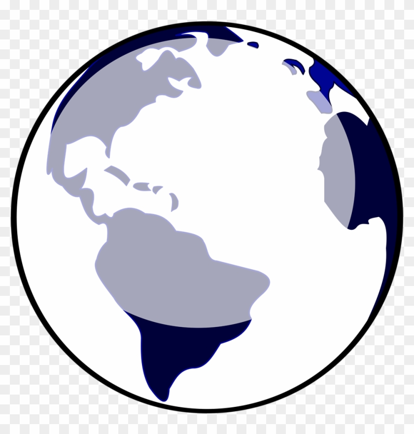 Globe Clipart Transparent Background - Blue Earth - Png Download