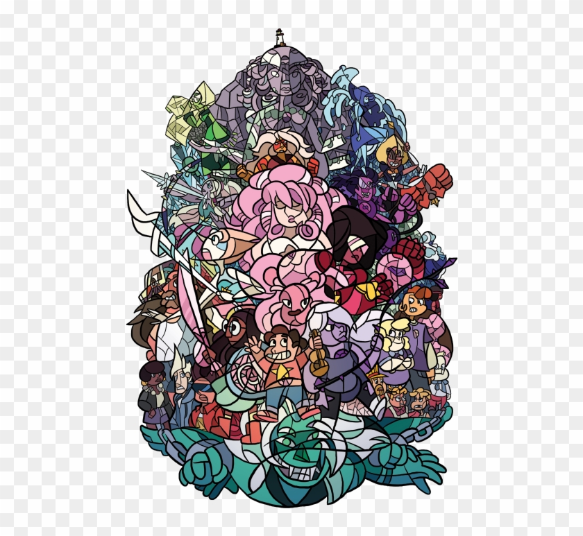 Illustration My Art Fanart Lion Cast Rose Quartz Sadie - Rose Quartz Su Fanart Clipart