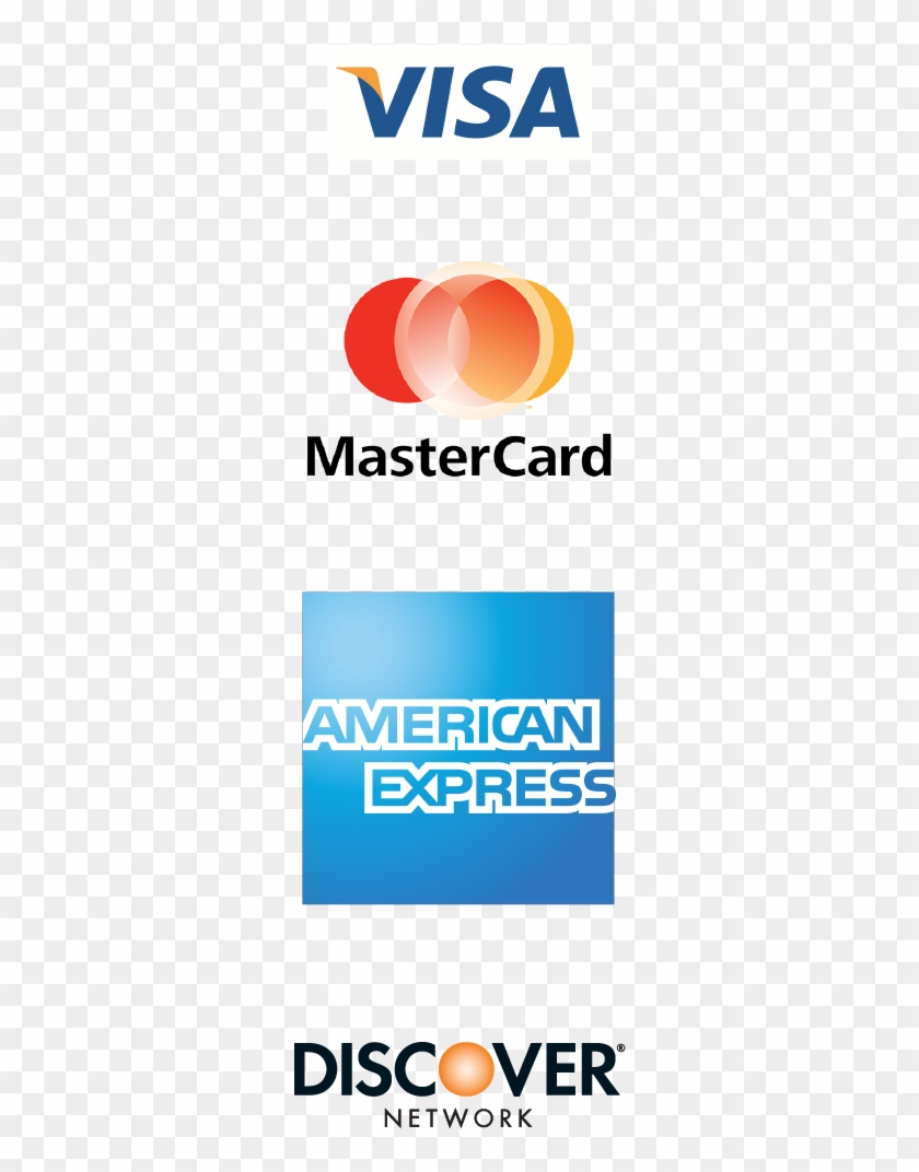 Card Networks Visa, Mastercard, American Express, And - We Accept Amex Mc Visa Discover Clipart