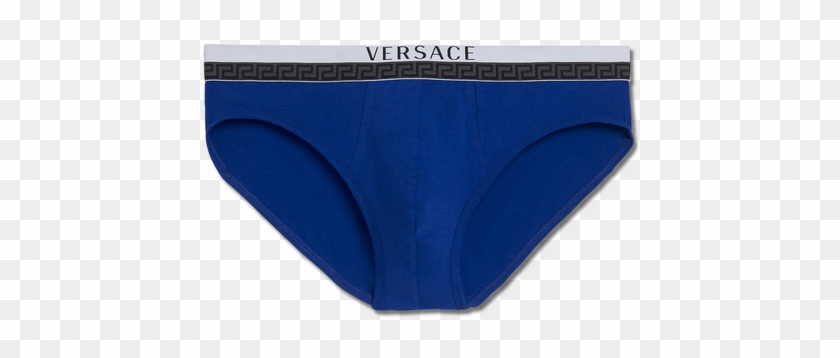 Versace Cotton Briefs With Versace Logo - Underpants Clipart #614192