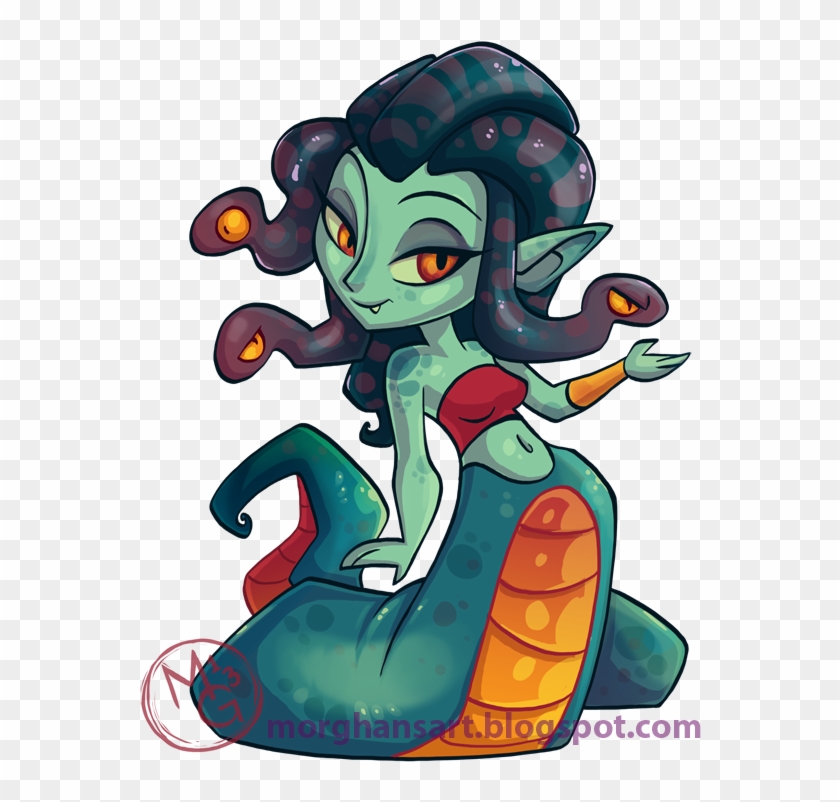 Little Medusa By Tea-tiger - Gorgon Cartoon Clipart