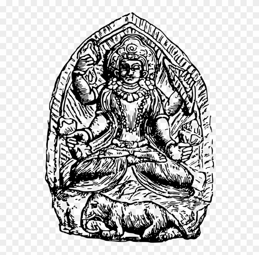 Palazzo Versace Gold Coast T-shirt Backpack Bag Free - Drawing God Black And White Vishwakarma Clipart Vishwakarma - Png Download