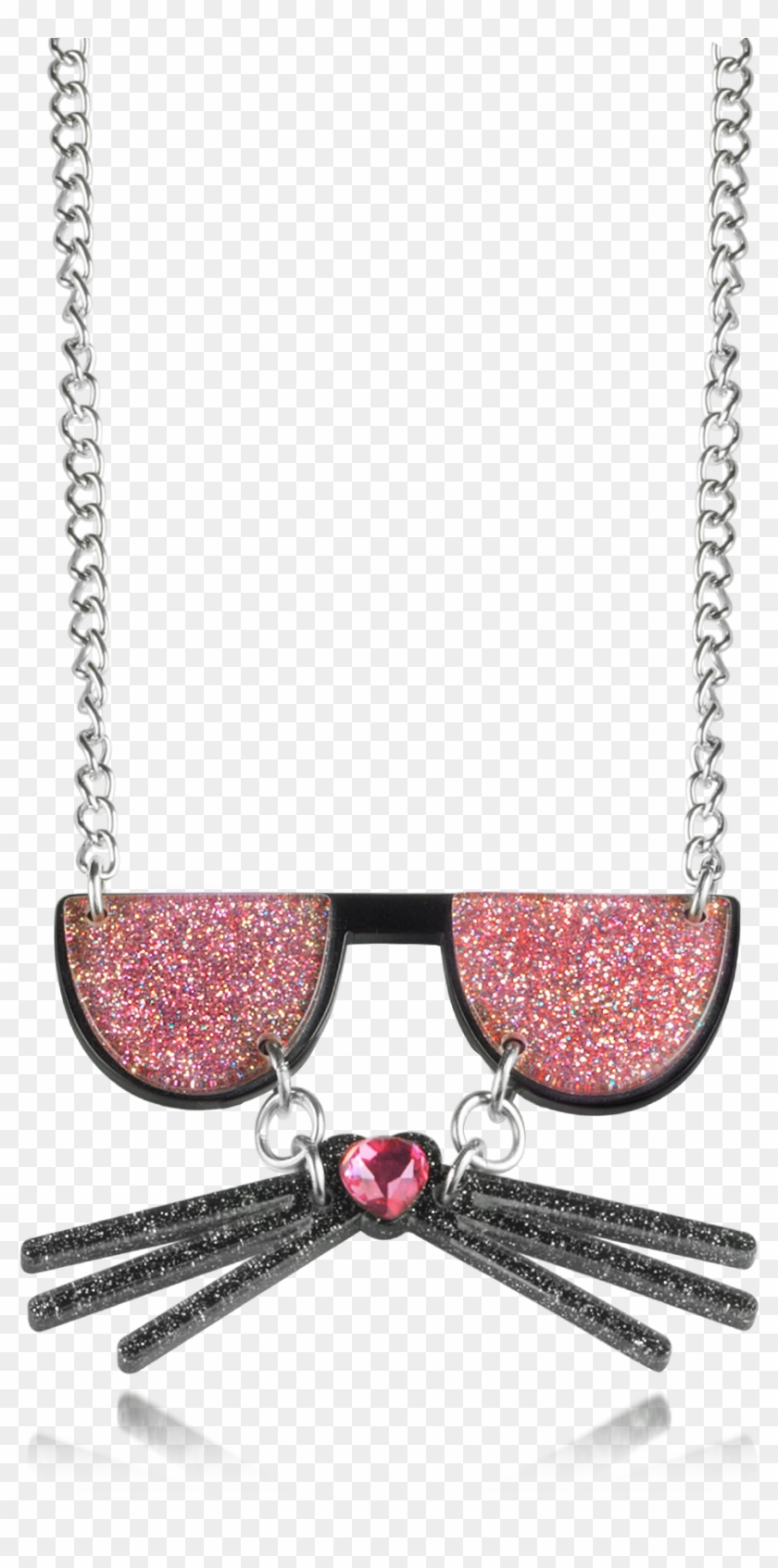 Karl Lagerfeld K/kocktail Necklace W/glitter Effect - Karl Lagerfeld K/kocktail Necklace Clipart #615250