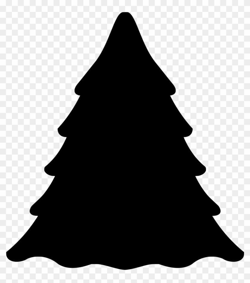 This Free Icons Png Design Of Evergreen Tree Silhouette Clipart