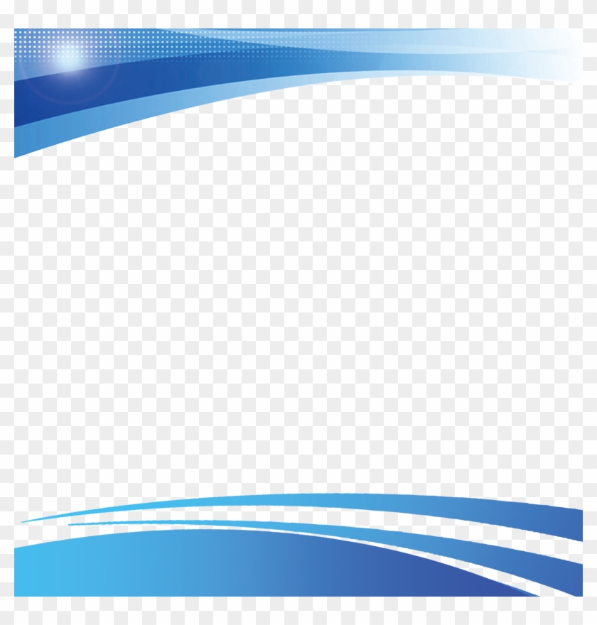 Blue Management Border Student Download Hd Png Clipart - Moldura Cor Azul Transparent Png