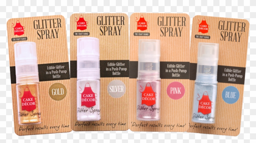 Introducing Cake Décor Glitter Spray - Silver Glitter Cake Spray Clipart