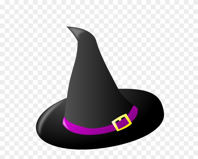 Witch Hat Clip Art - Halloween Witch Hat Png Transparent Png #615781