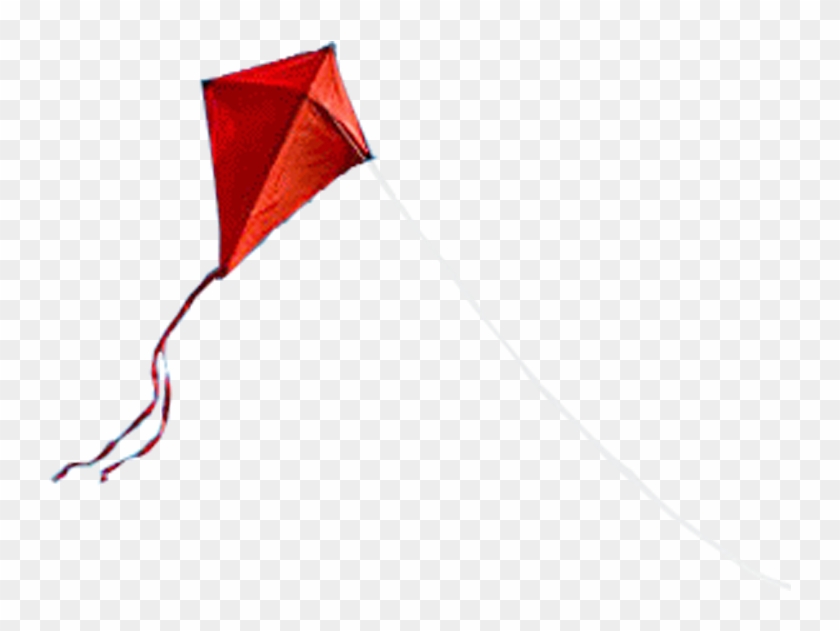 Red Kite Cutout By Me - Kite Cutout Clipart