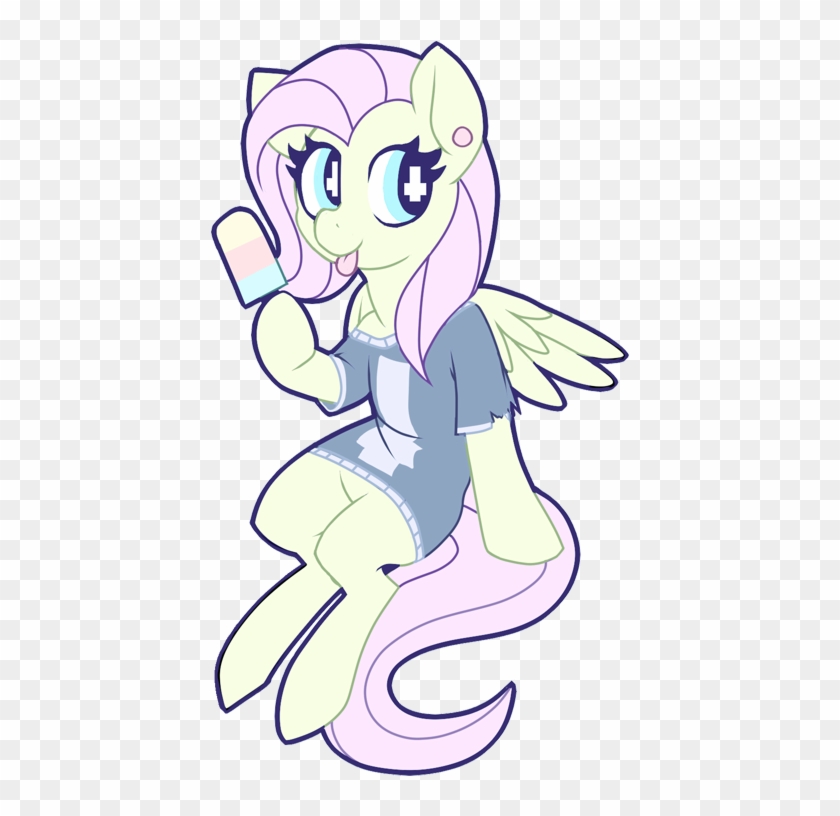 Mewball, Bottomless, Clothes, Earring, Fashion, Fluttershy, - Cartoon Clipart #615909