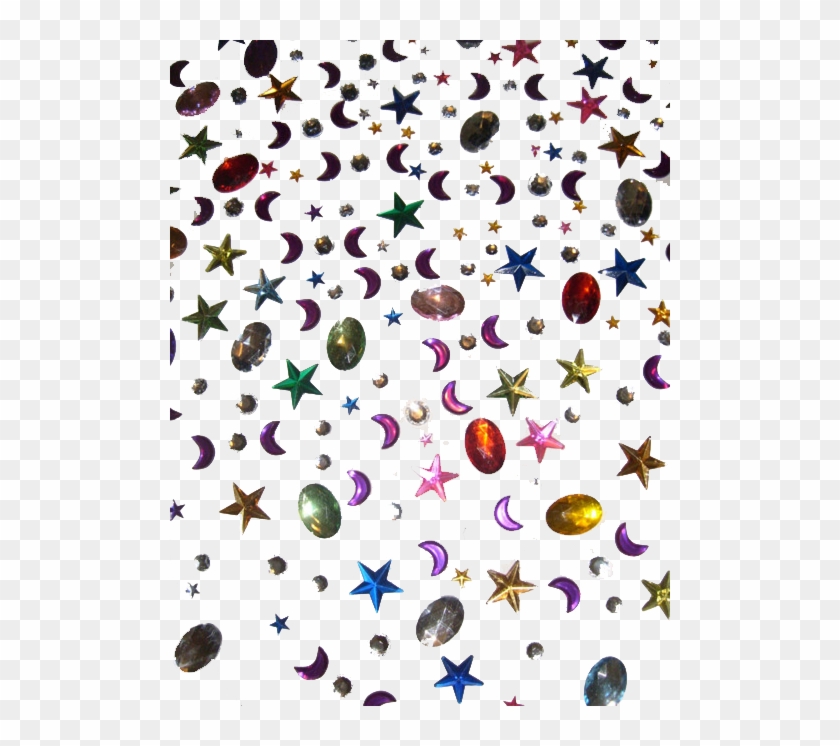 Kawaii Weird Grunge Stars Us 90s Pastel Goth Jewels - Jewels Transparent Clipart #615973