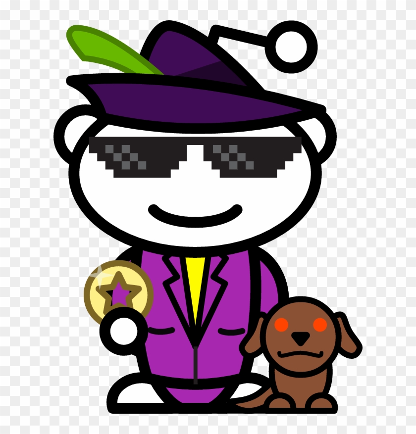 First Time Reddit Gold Member Made A Pimp Snoovatar - Reddit Alien Clipart #616034