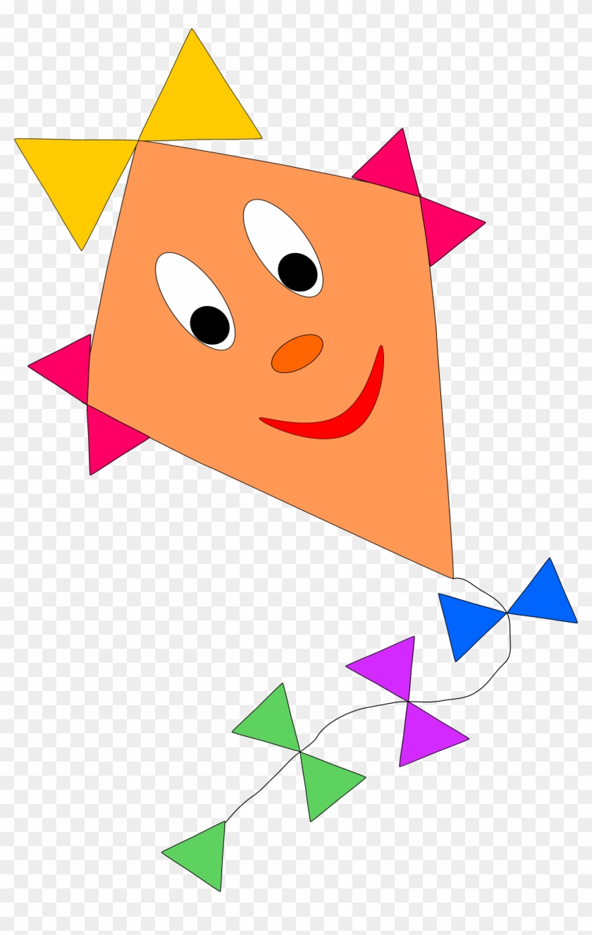 Kite Cartoon Png - Kite Clip Art Transparent Png #616112