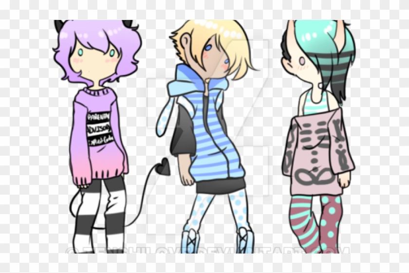 Alpaca Clipart Pastel Goth - Pastel Goth Outfit Ideas Boys - Png Download