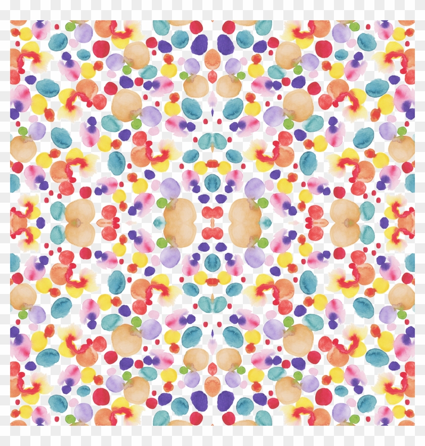 Abstract Watercolor Circles Clipart