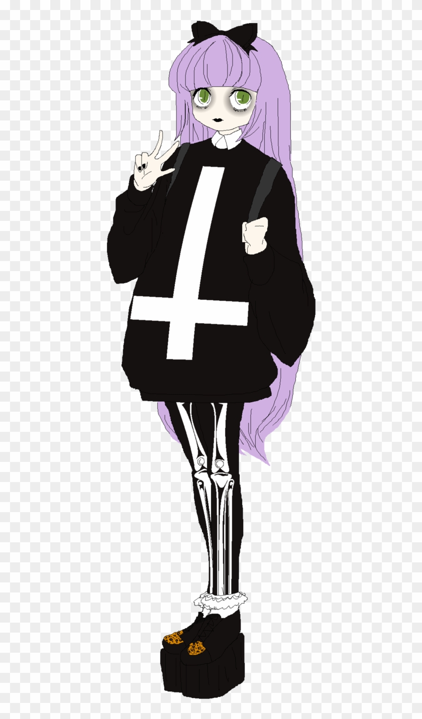 Exactamente Nose De Donde Proviene El Pastel Gothpero - Pixel Art Goth Clipart