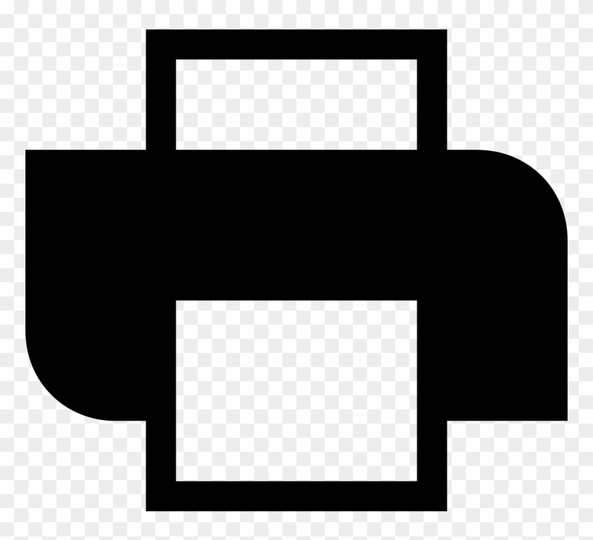 File - Printer Icon - Svg - Transparent Background Print Icon Clipart