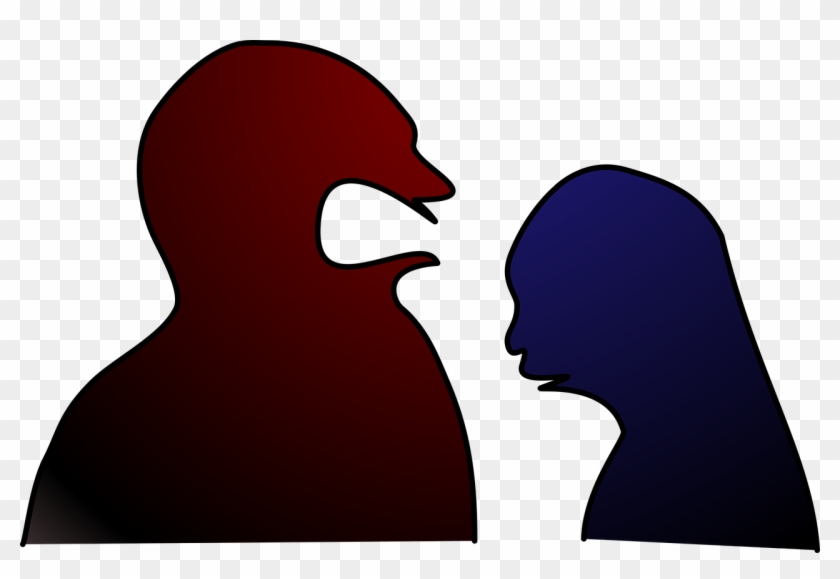 People Angry Sad Yell Yelling Screaming Abuse - Physical Violence Png Clipart #617679
