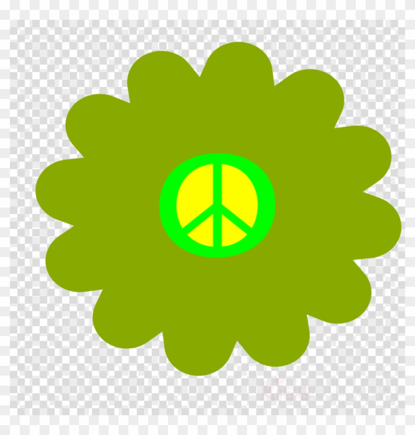 Flower Hippie Png Clipart 1960s Flower Power Clip Art - Yin & Yang Tattoos Transparent Png