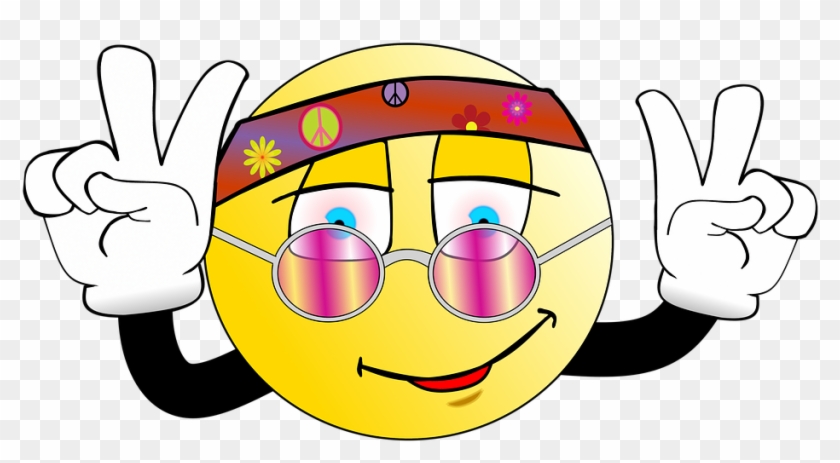 Free Png Download Hippie Emoji Png Images Background - Smiley Hippie Clipart