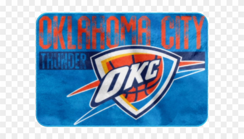 Oklahoma City Thunder Foam Bath Mat 20 X - Oklahoma City Thunder Logo Clipart #618527