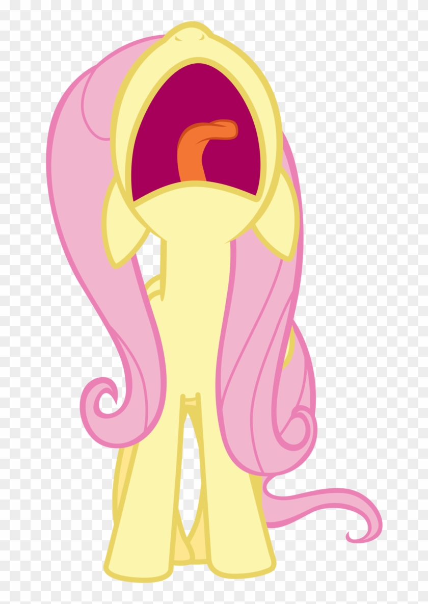 Screaming Clipart Vector - Fluttershy - Png Download