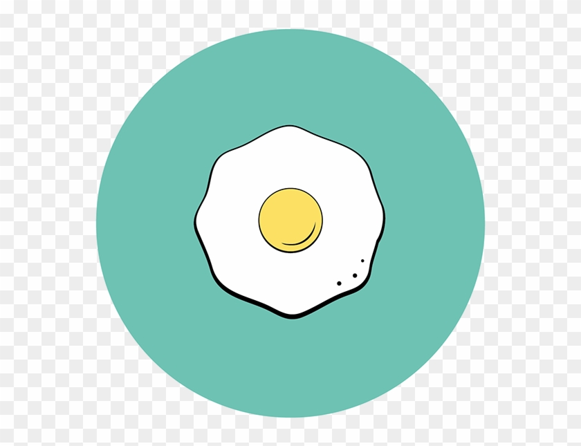 Egg Icon - Circle Clipart