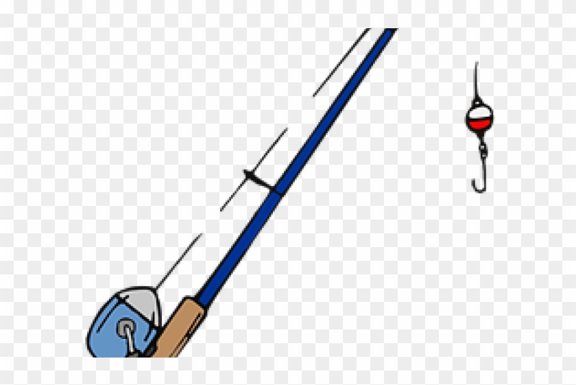 Fishing Rod Clipart Early Fishing - Fishing Pole Clipart - Png Download #618903