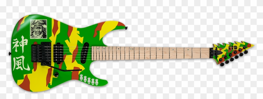 Colorful Guitar Png - Esp George Lynch Clipart