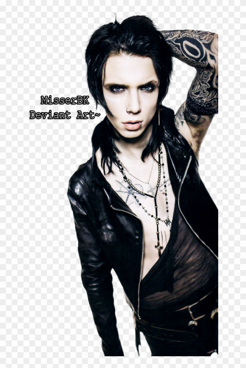 Andy Sixx Png - Andy Biersack Wallpapers Color Clipart
