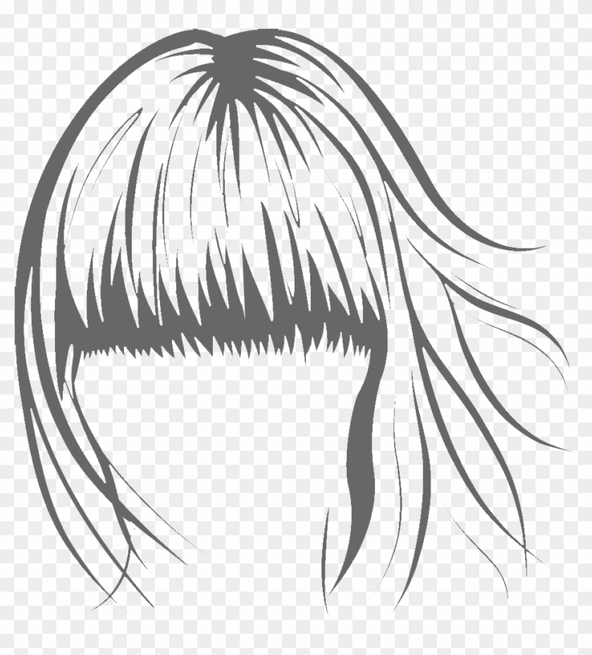 Jpg Royalty Free Download Bangs Drawing Hairstyle - Hair And Beauty Clipart