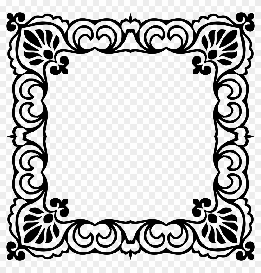 Big Image - Vintage Frame Clip Art - Png Download