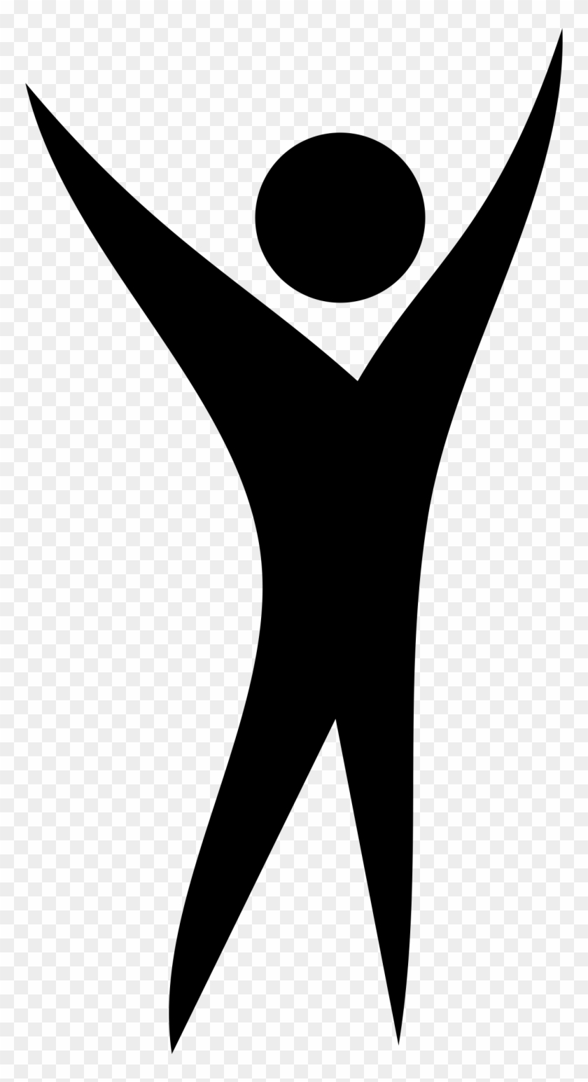 Happy Person Happy People Clipart Black And White Clipartxtras - Happy Person Clipart - Png Download