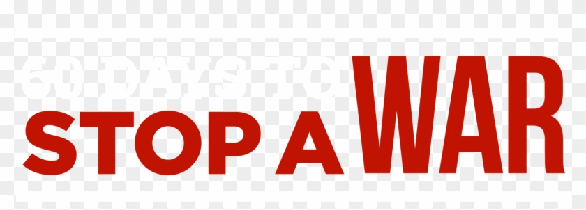 60 Days To Stop A War - Stop War Transparent Clipart #619894