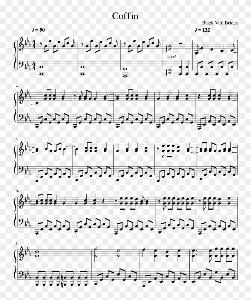 Black Veil Brides Coffin Free Mp3 Download - Ludovico Einaudi Night Partition Piano Clipart