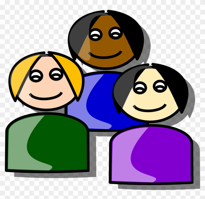 Banner Free Stock File Svg Wikipedia Filepeoplesvg - People Smiling Clipart - Png Download