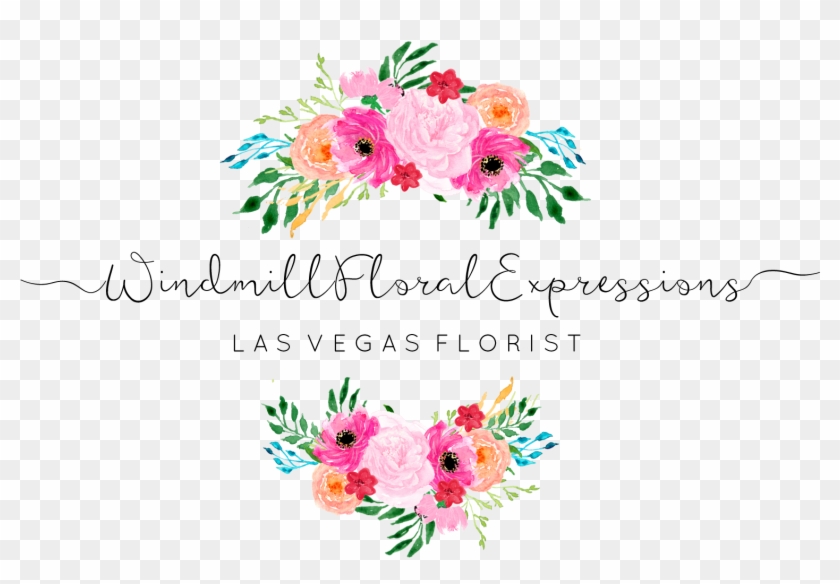 Windmill Floral Expressions - Floral Calligraphy Png Clipart #620002