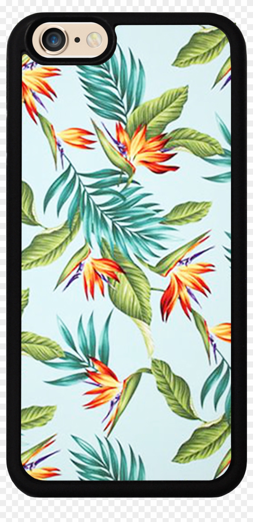 Tropical Flower Pattern Case - Mobile Phone Case Clipart
