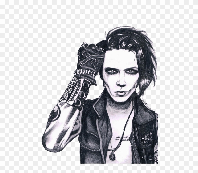 Transparent Andy Biersack Tumblr Png Andy Biersack - Black Veil Brides Fan Art Clipart