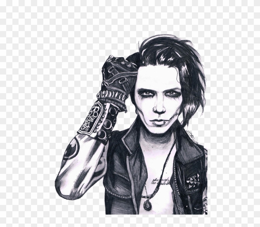 Transparent Andy Biersack Tumblr Png Andy Biersack - Black Veil Brides Fan Art Clipart #620255