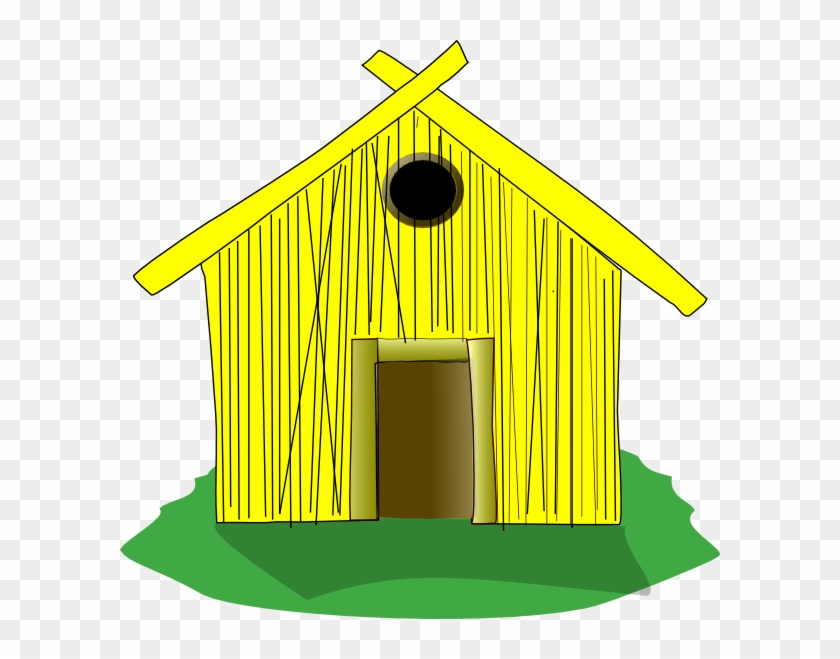 House Of Hay Clipart - Straw House Clip Art - Png Download