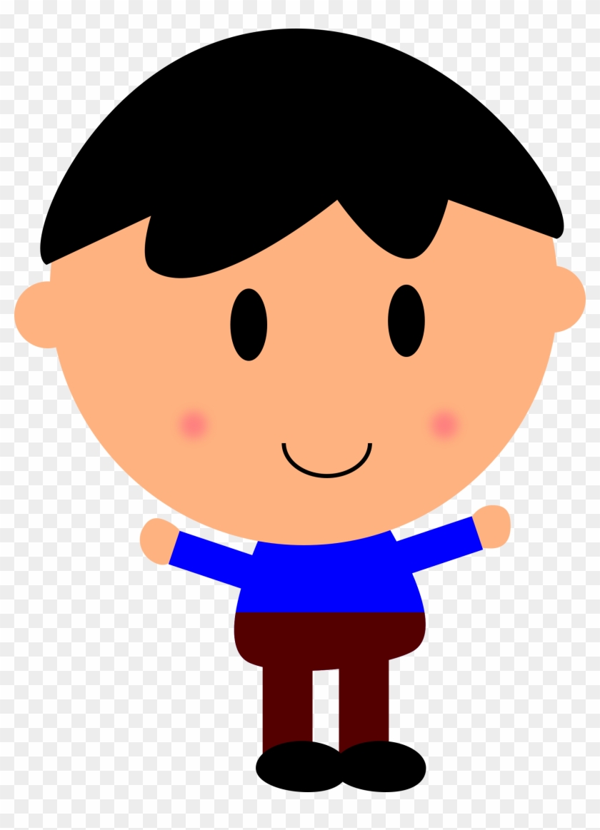 Big Image - Little Boy Cartoon Png Clipart