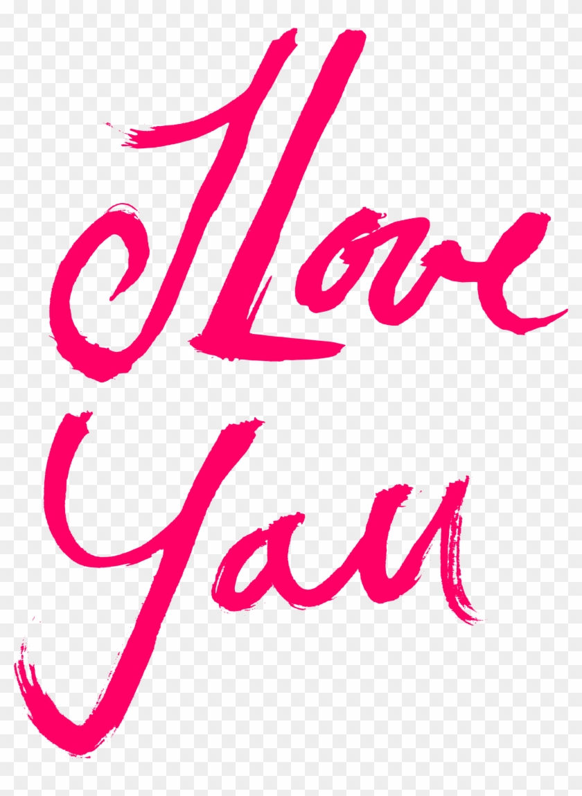 Free Download - Love You Text Png Clipart