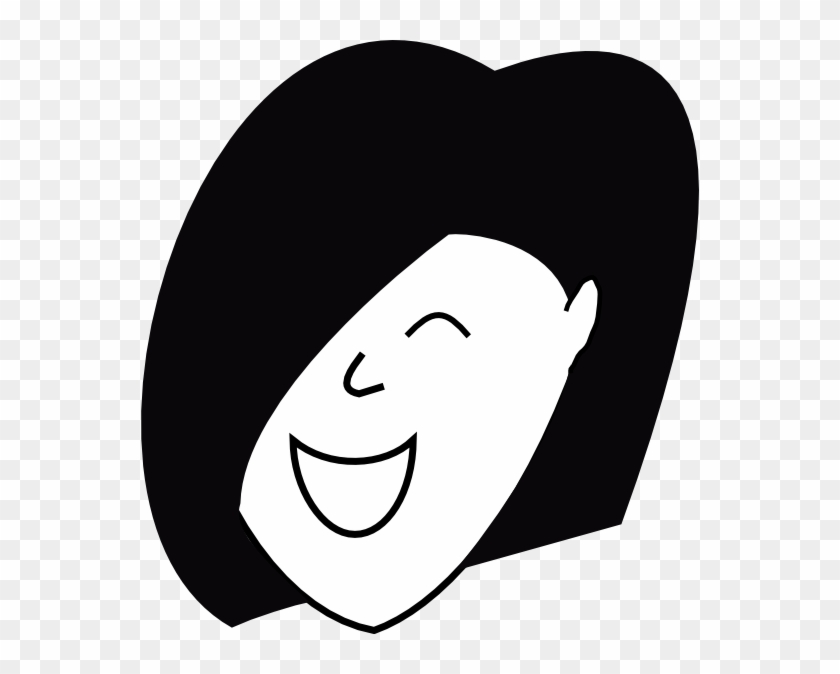 Happy Person Clip Art - Happy Woman's Face Cartoon - Png Download #620631