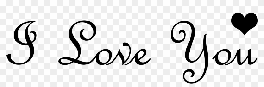 Transparent I Love You Png Clipart