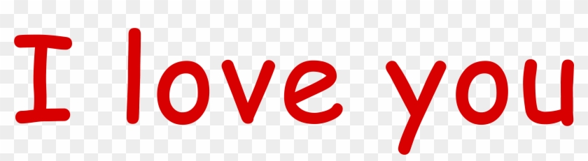 Love You Transparent Background Clipart