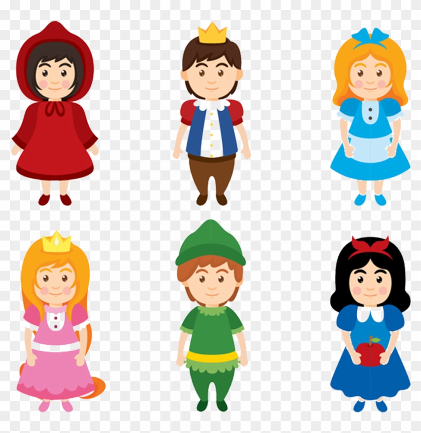 Red Riding Hood Clipart Happy Person - Little Red Riding Hood - Png Download