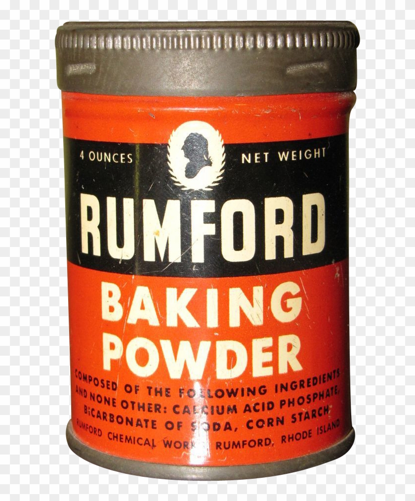 Rumford Baking Powder Tin - Food Clipart #620917